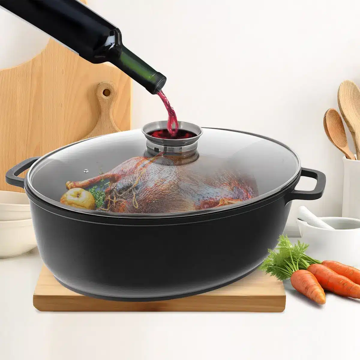 Pekáč GRANDE Aroma Jumbo s poklopom 43x33,5x20cm – Obrázok 2