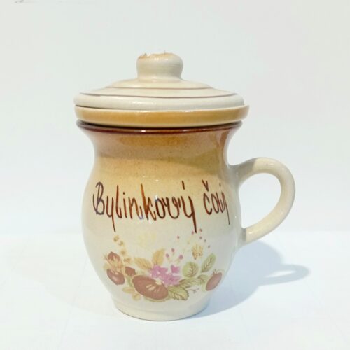 Hrnček na čaj so sitkom 0,35 L SEKULE gaštan