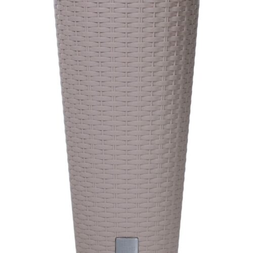 Kvetináč ratan vysoký okrúhly RATO TUBUS mocca