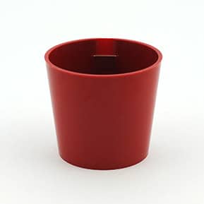 Magnetický kvetináč Cone 6cm červený