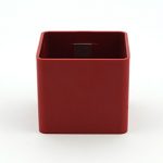 Magnetický kvetináč Cube 6cm červený