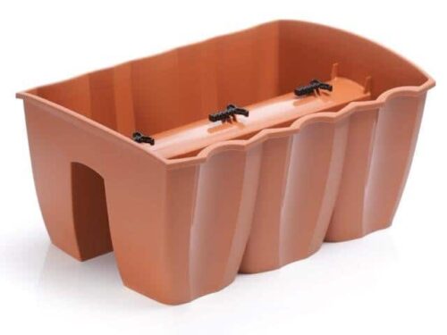 Hrantík na zábradlie CROWN hnedý terakota 39cm