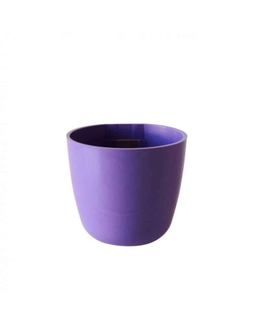 Magnetický kvetináč Boule tmavo fialový 6cm
