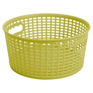 Plastový košík okrúhly zelený 4,5l