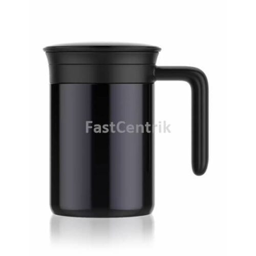 Termohrnček nerezový PHASE 480 ml, čierny