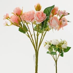Kytica ruža 2 farby 34 cm