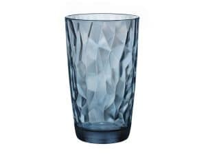 Pohár Diamond long drink 470ml modrá