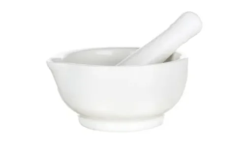 Porcelánový mažiar BIANKA s tĺčikom, biely