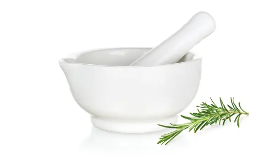Porcelánový mažiar BIANKA s tĺčikom, biely – Obrázok 2