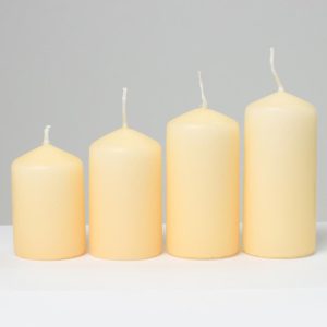 Adventná sviečka postupná 40-4 krémová