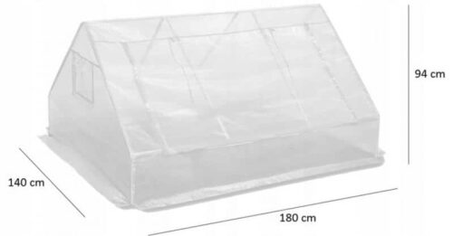Fóliovník domček180x140x94cm - Image 8