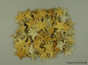 Hviezda z brezovej kôry 7cm 17ks