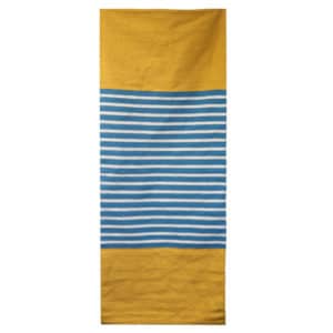 Koberec z Indickej bavlny 70x170cm modrožltý