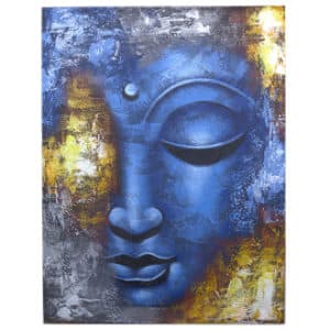 Obraz Budhu - tvár modrá abstrakt