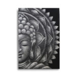 Obraz mandala - Budha šedý