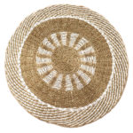 Okrúhly koberec z morskej trávy 1m Slnko vo Vnútri