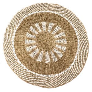 Okrúhly koberec z morskej trávy 1m Slnko vo Vnútri