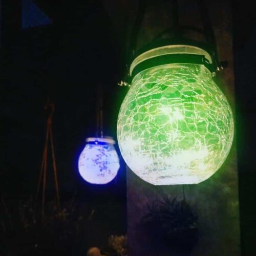 Solárna lampa na zavesenie guľa - Image 3