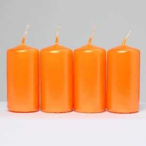 Sviečky advent 40-80 metal.oranžová