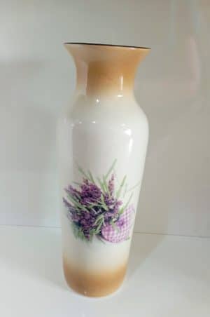 Váza vysoká štíhla levanduľa SEKULE