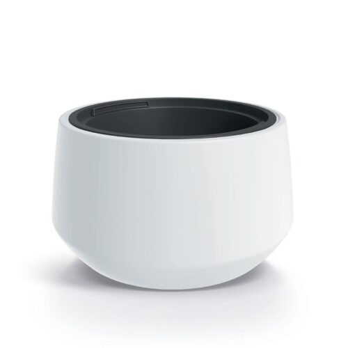 Kvetináč HEOS nízky biely