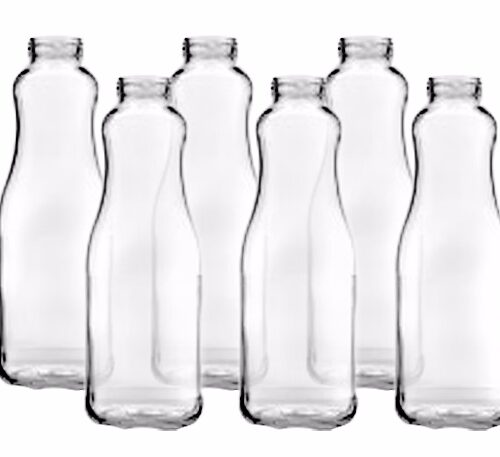 Fľaša na kečup a sirup 1 l – 6 ks
