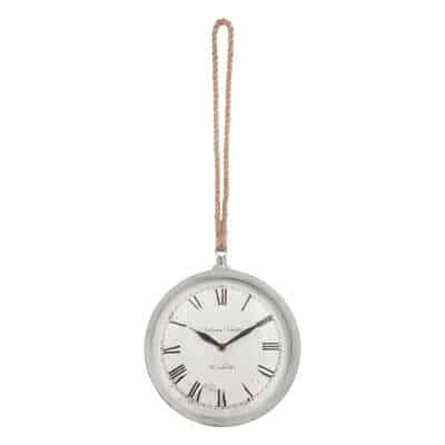 Nástenné hodiny WINTAGE šedé 25cm